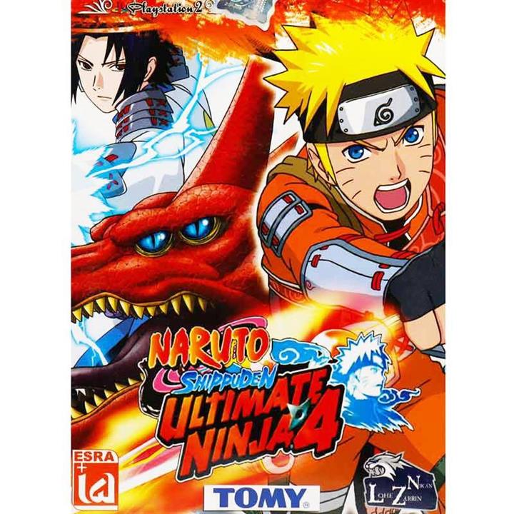 Naruto Shippuden Ultimate Ninja 4 PS2 لوح زرین